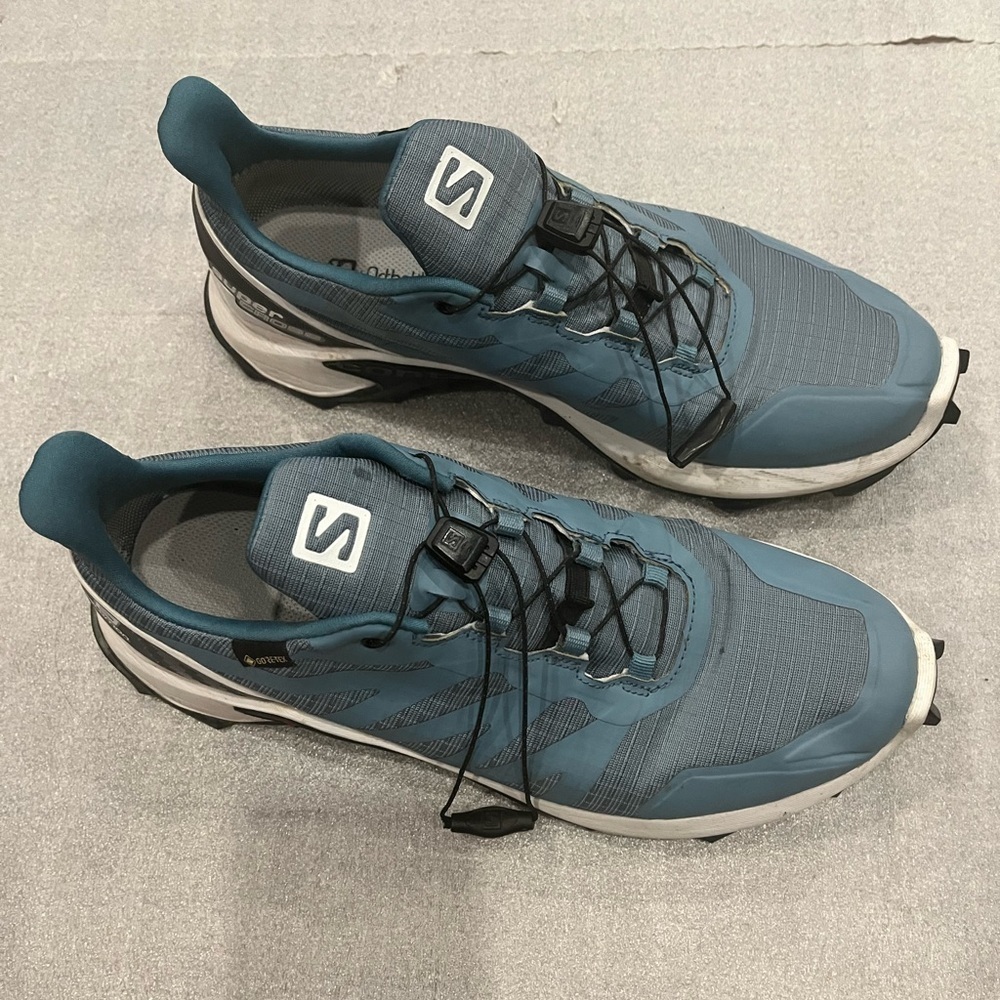 [US9.5]Salomon Blue Supercross GTX Trail Running Shoes